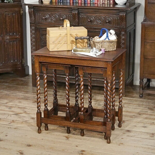 楽天市場】アンティーク（ネストテーブル｜テーブル）：インテリア