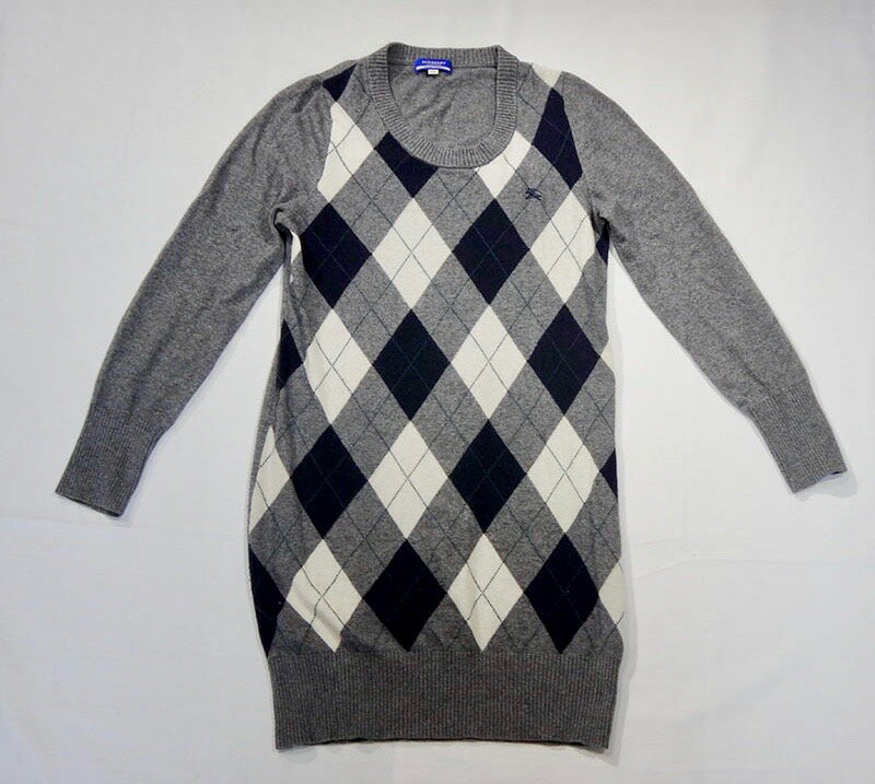 楽天市場】バーバリーブルーレーベル ワンピース ニットの通販