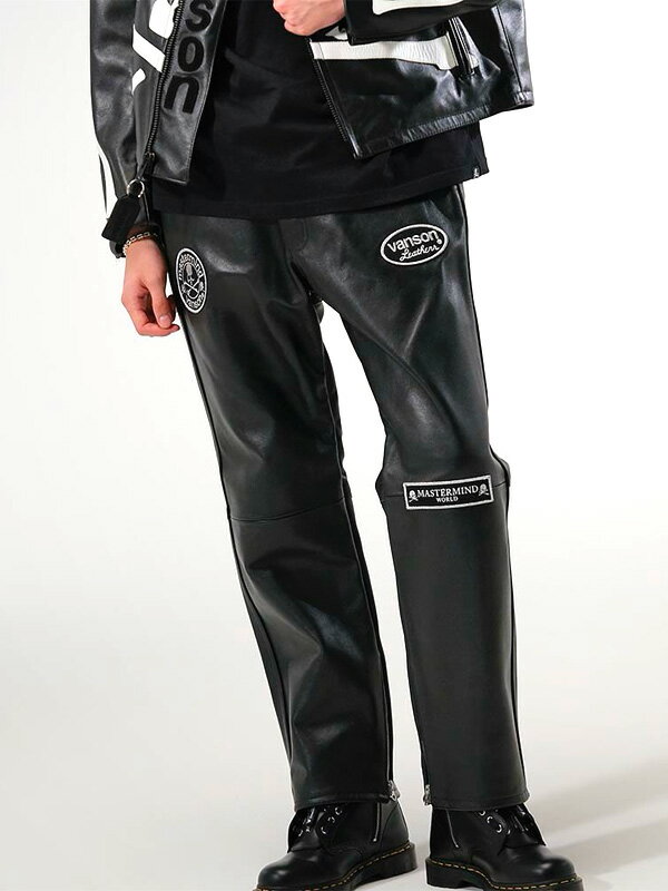 VANSON MASTERMIND WORLD マスターマインド バンソン レザーパンツ