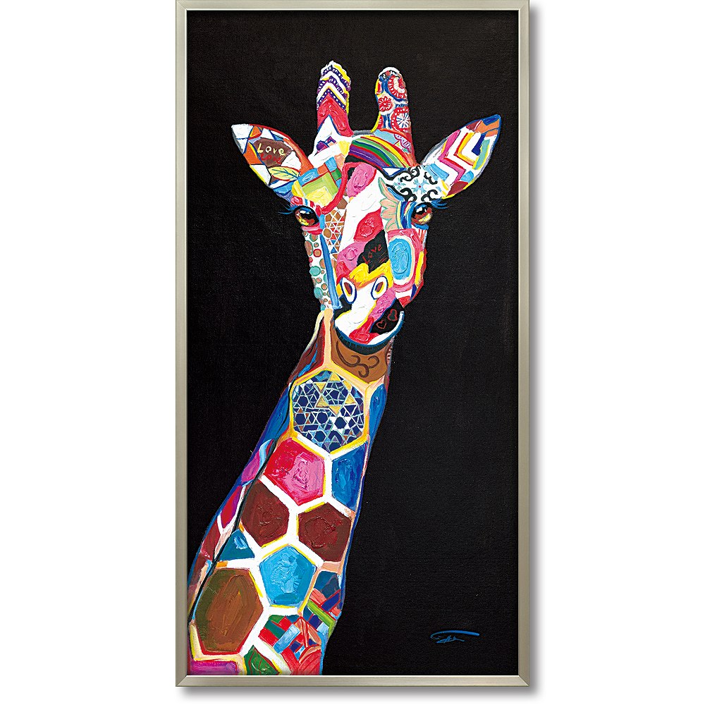 楽天市場】きりん 絵画の通販