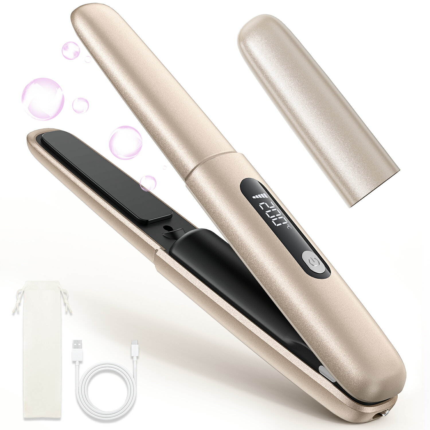 楽天市場】ヘアアイロン ストレート（カラーゴールド）の通販