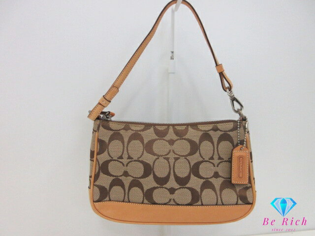 楽天市場】コーチ 6094 シグネチャー デミポーチ ブラウンの通販