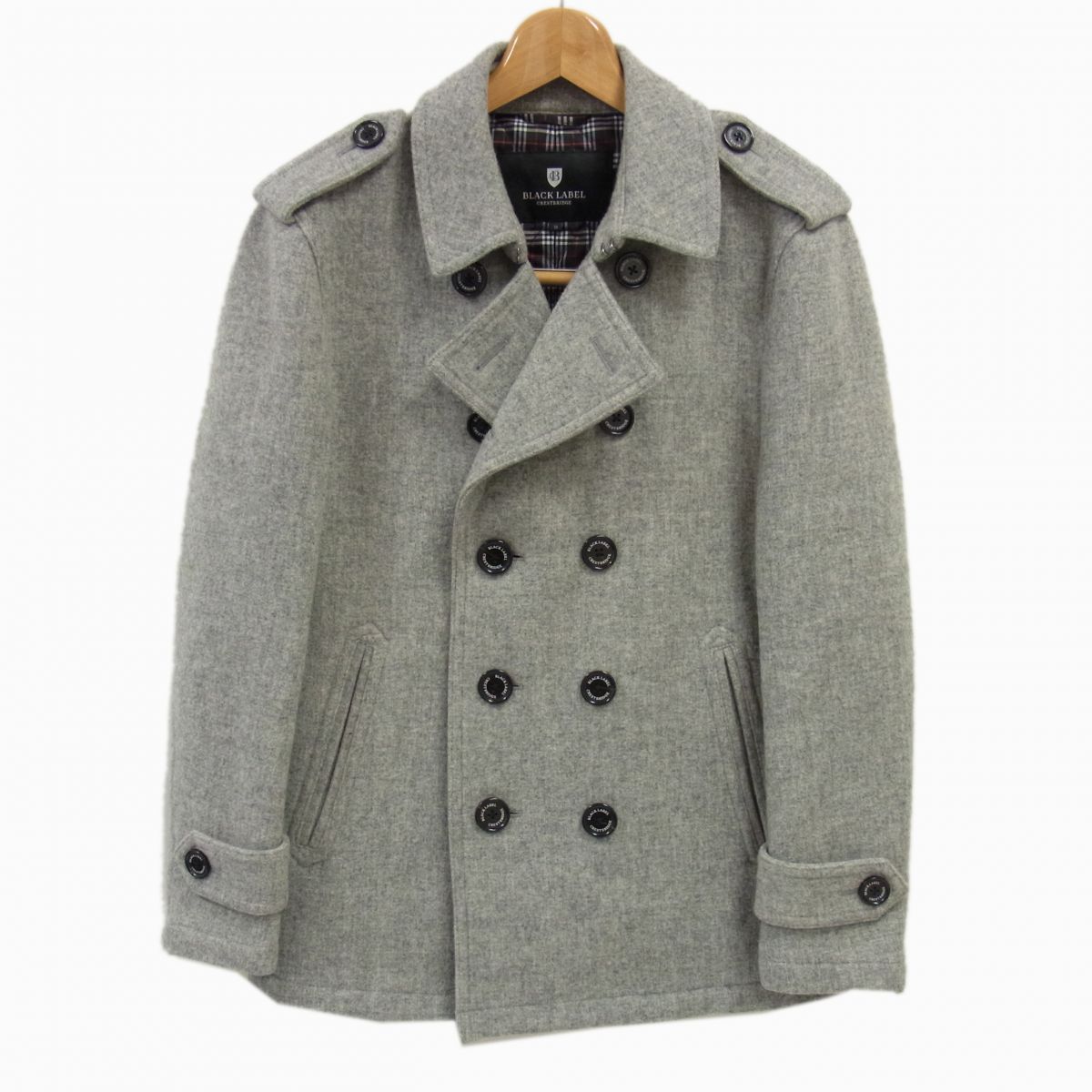 楽天市場】Pコート バーバリー ブラックレーベルの通販