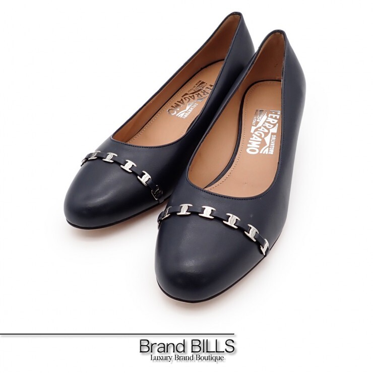 楽天市場】フェラガモ パンプス 24．5の通販