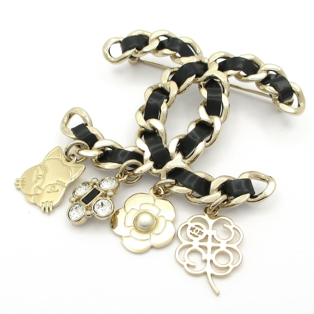 楽天市場】シャネル カメリア ブローチ ココマークの通販