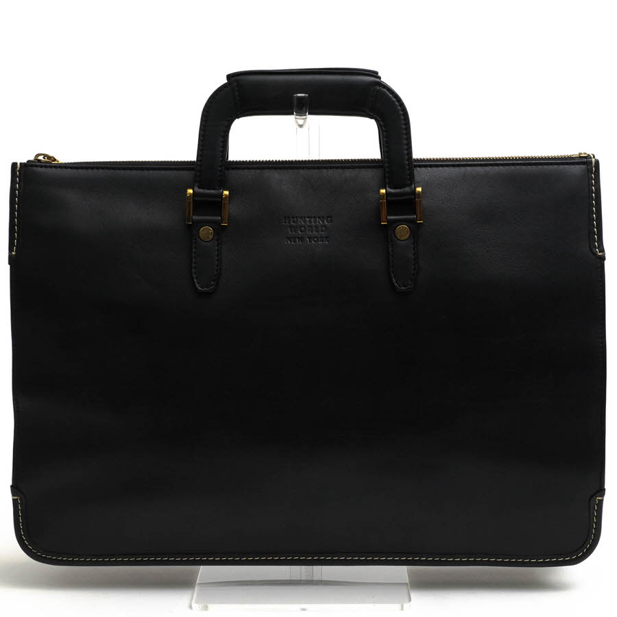 HUNTING WORLD 大容量 2way ビジネスバッグ イタリア製 黒 楽天市場