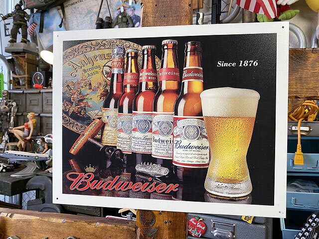 エース☆Budweiser ON TAP サイン大型壁掛け エース☆Budweiser ON TAP