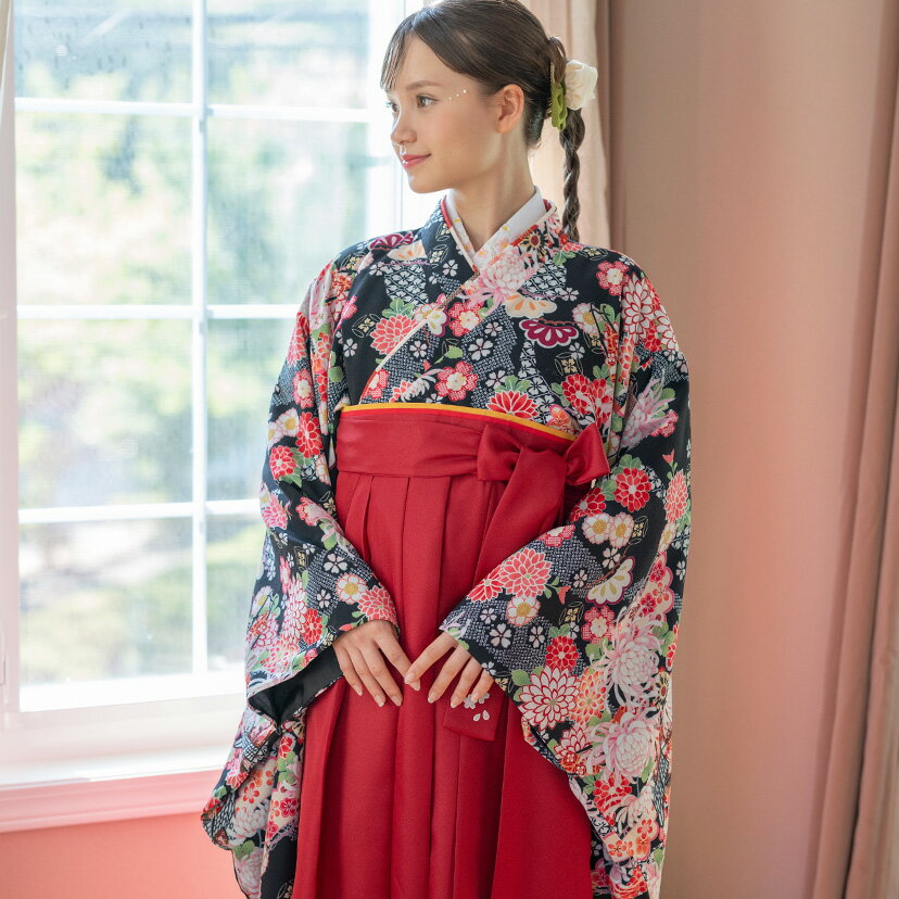 楽天市場】卒業式 袴 小学生（カラーレッド）（和服｜キッズ