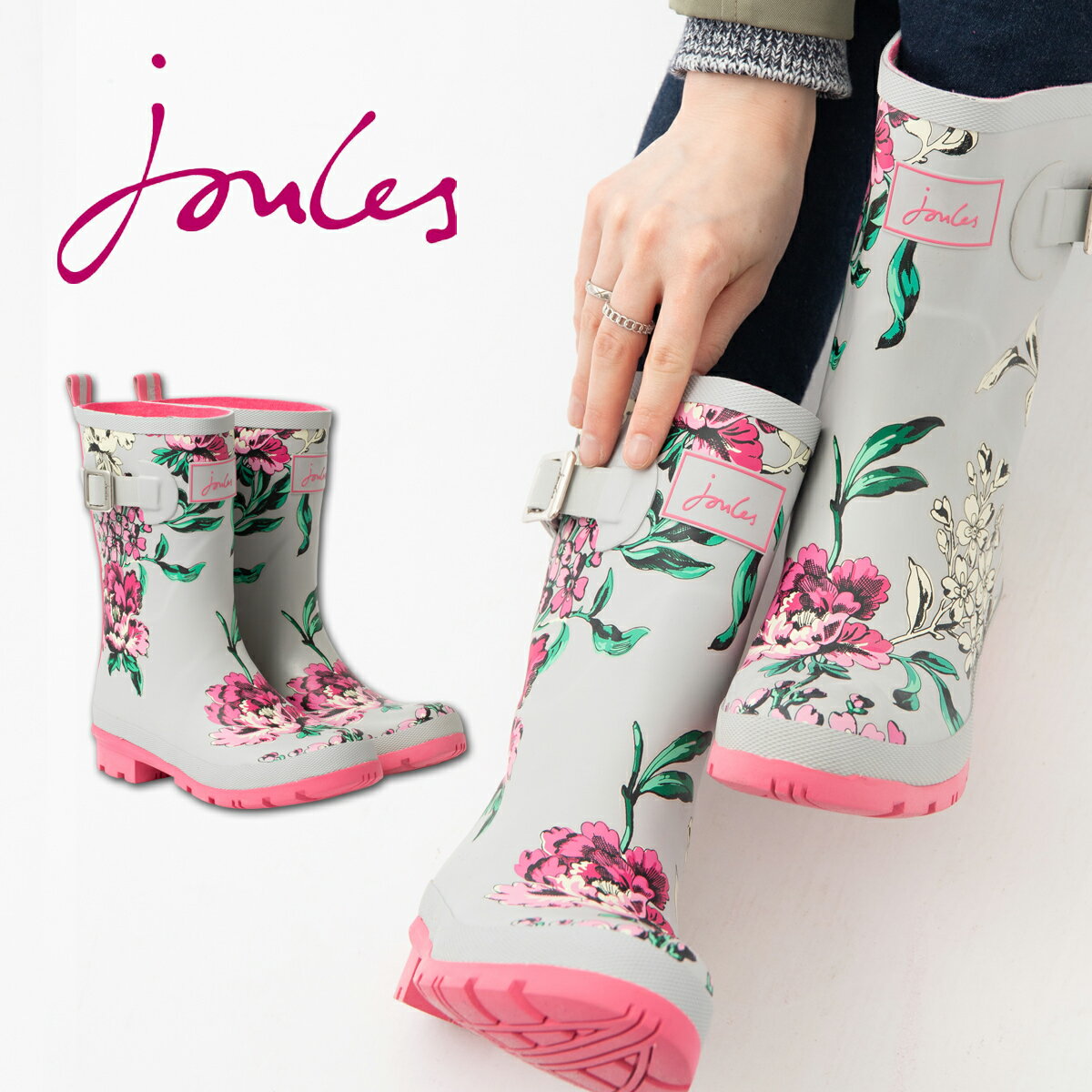 楽天市場】joules レインブーツの通販