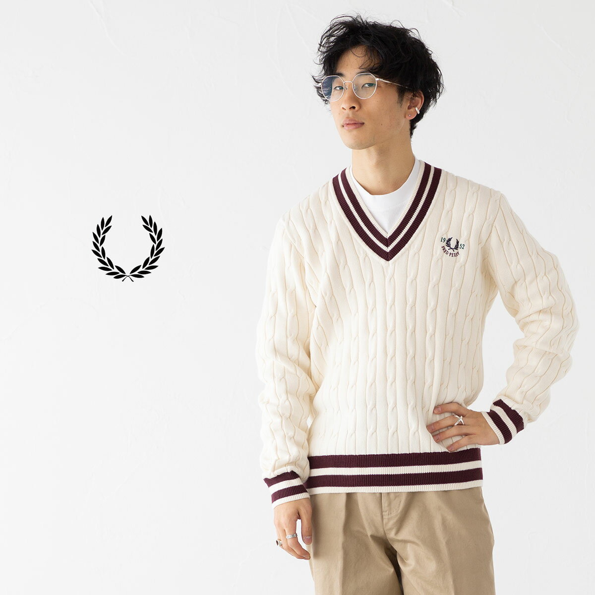 楽天市場】FREDPERRY フレッドペリー（素材（生地・毛糸）ニット