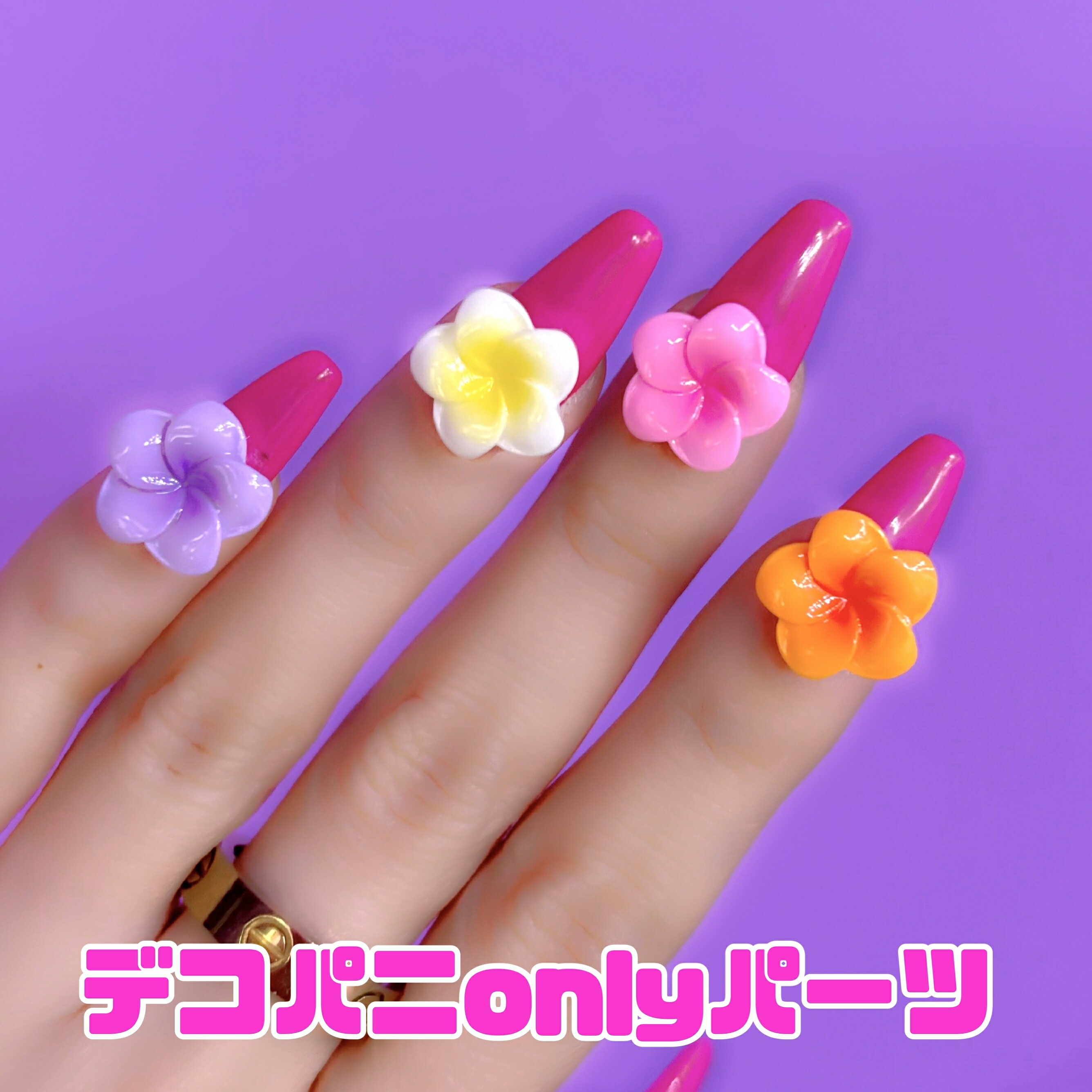 楽天市場】ネイル パーツ プルメリアの通販