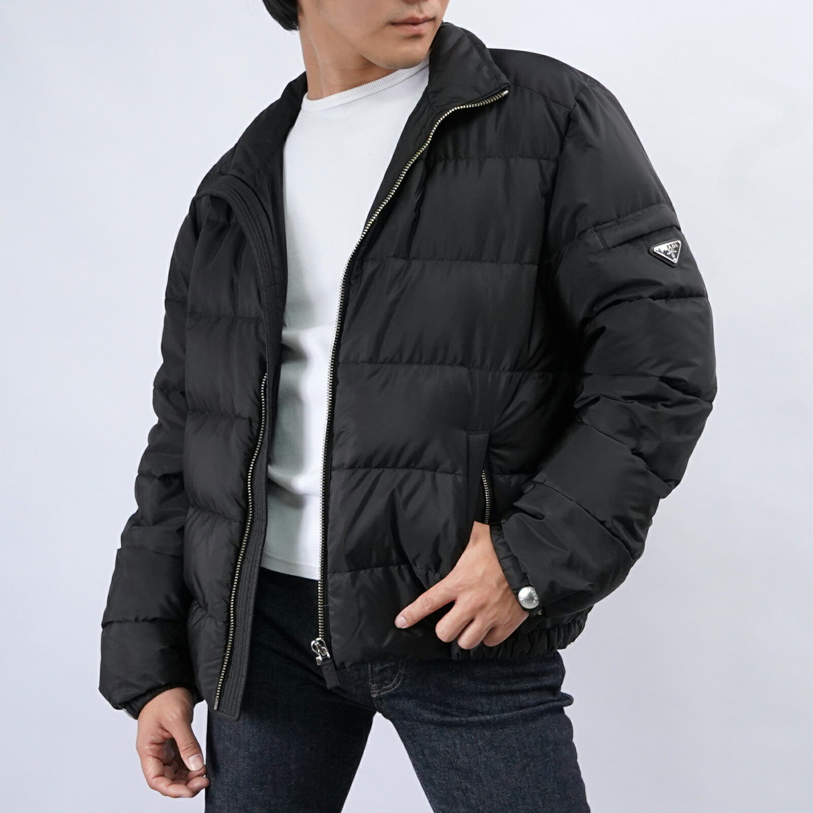 楽天市場】ダウンジャケット（ブランドプラダ・カラーブラック）の通販