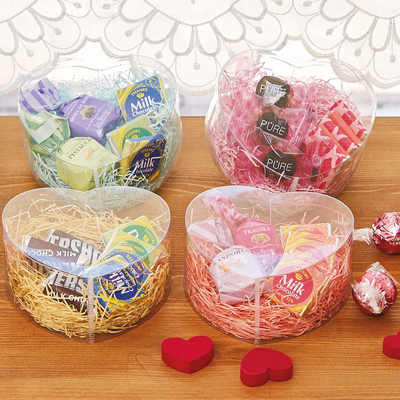 楽天市場】ハート型ボックス （ピンク）の通販