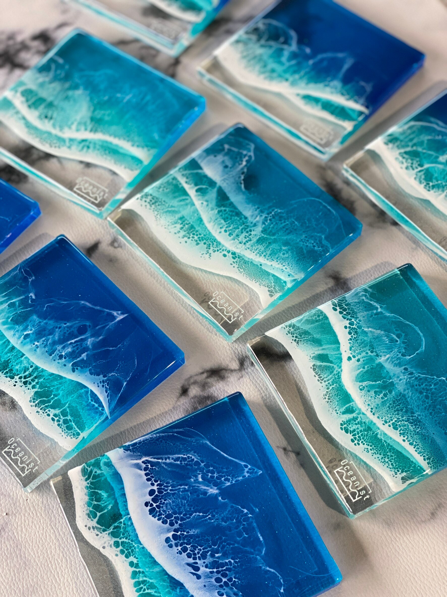 60×30cm レジンアート 海の風景 60×30cm レジンアート 海の風景 fit