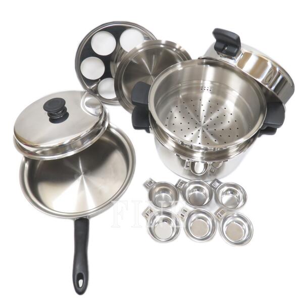 □中古□AMWAY/アムウェイ 旧型 大フライパン IH対応 アムウェイ 鍋 大