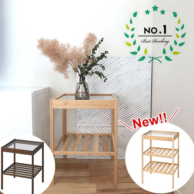 楽天市場】サイドテーブル（素材（インテリア）ガラス・クリスタル）の通販