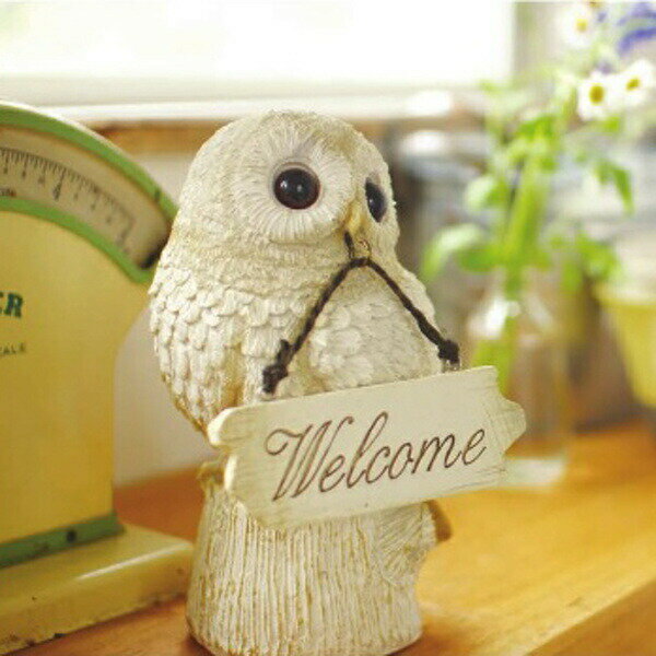 楽天市場】フクロウ 置物 外の通販