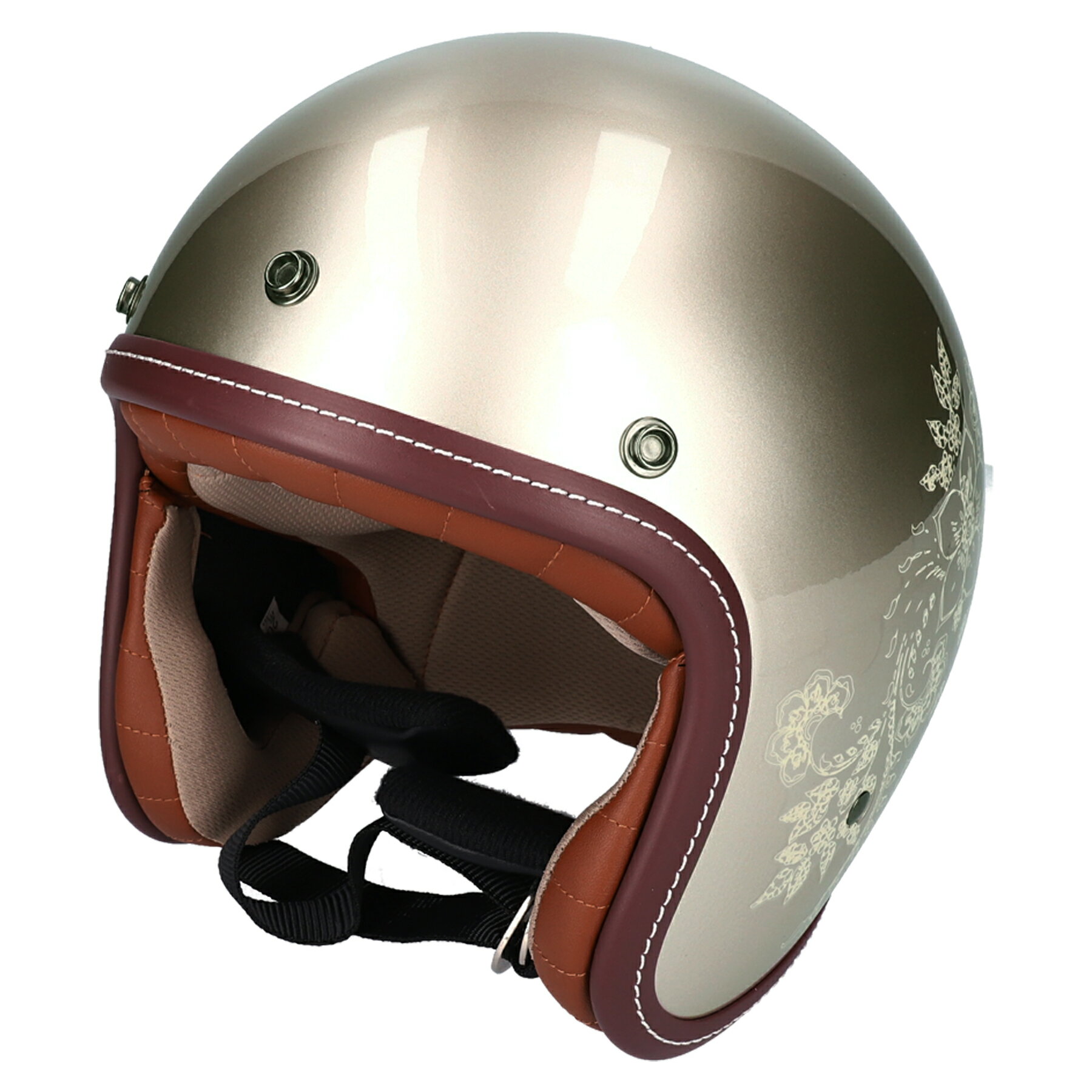 楽天市場】ジェットヘルメット（カラーゴールド）の通販