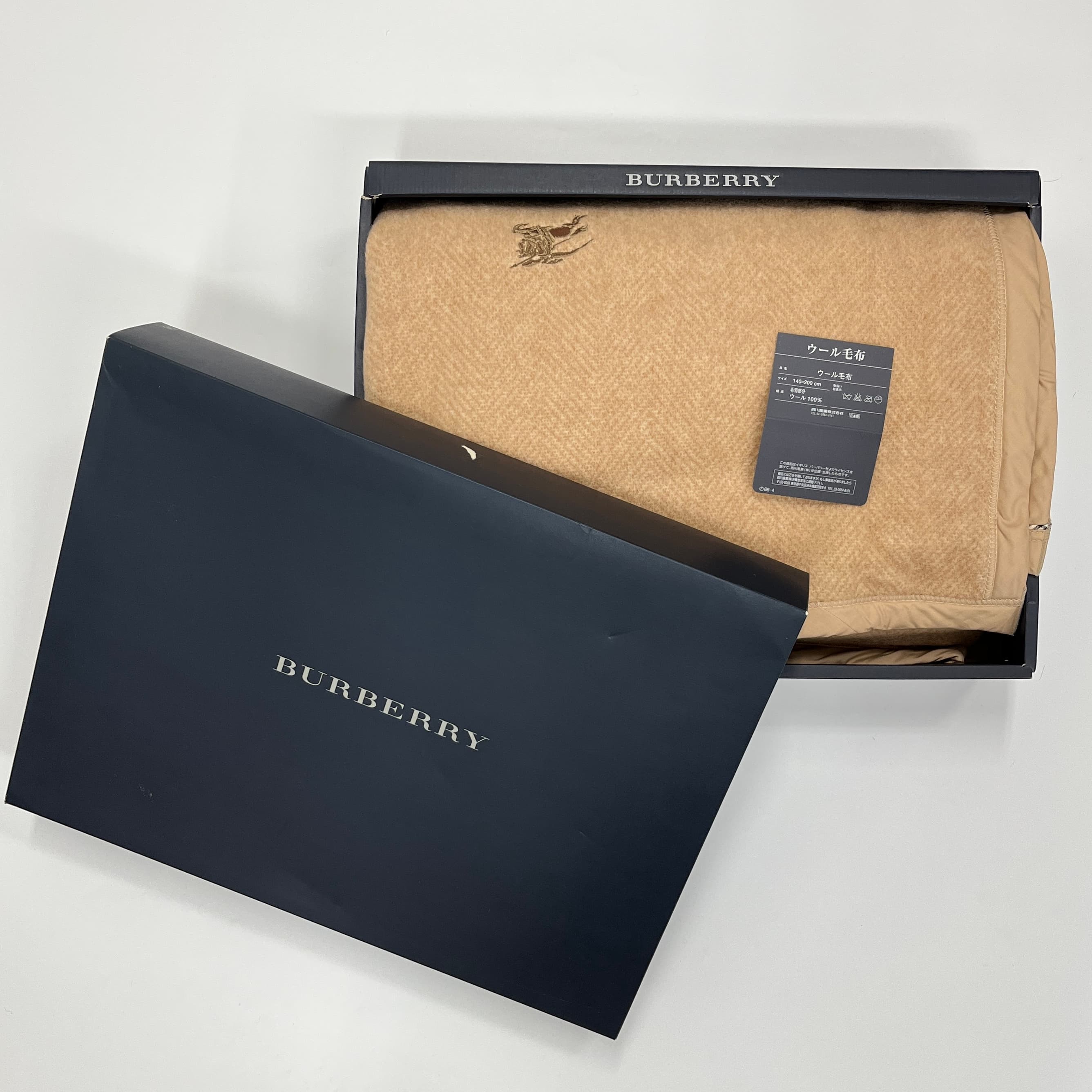 楽天市場】バーバリー ウール毛布の通販