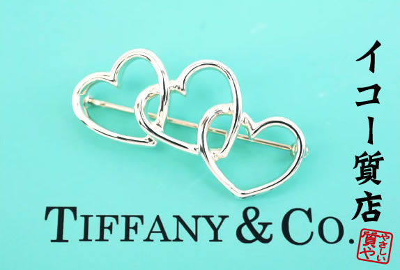 楽天市場】トリプルハート ティファニー（ブローチ｜レディース