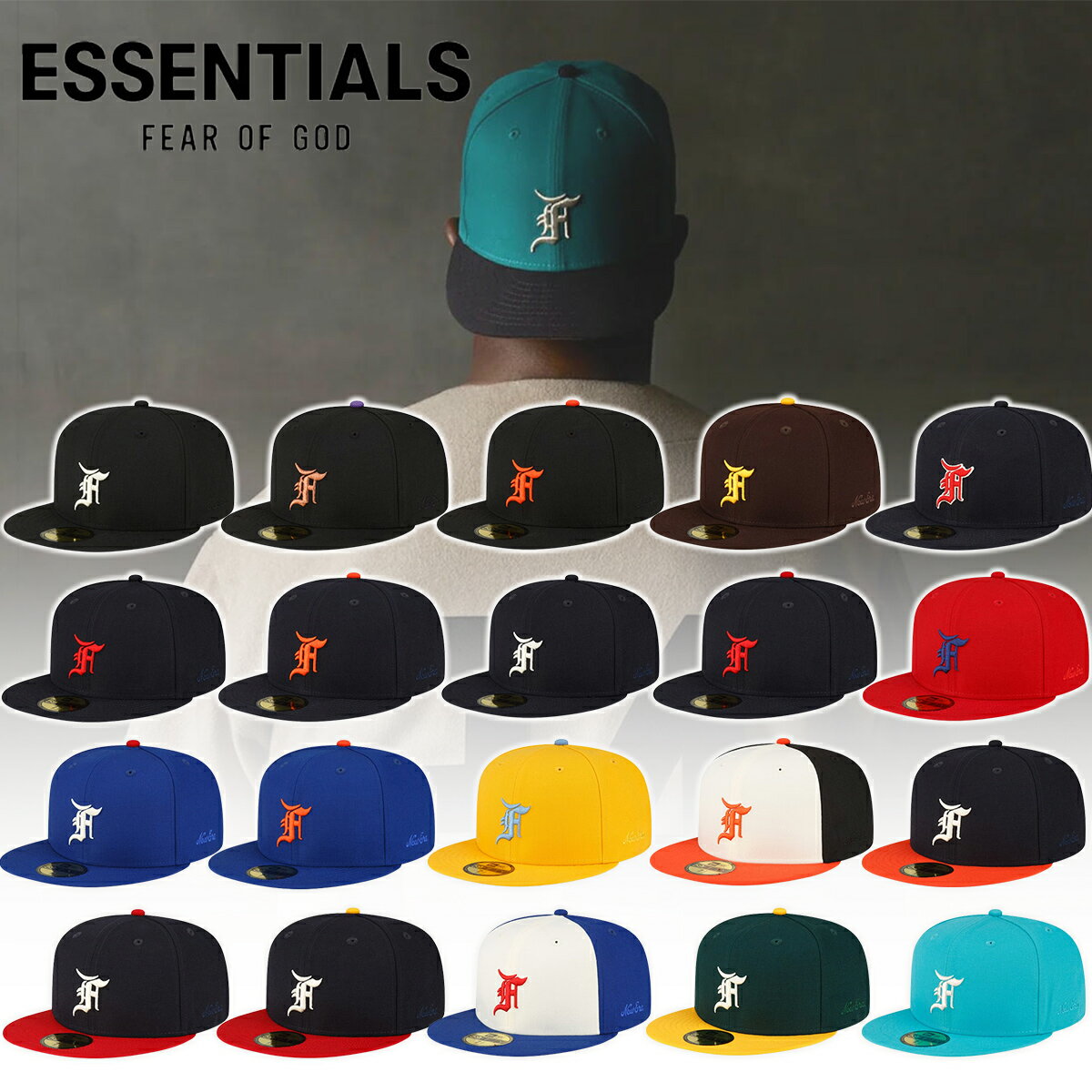 楽天市場】Fear of God（ブランドニューエラ）（帽子｜バッグ・小物