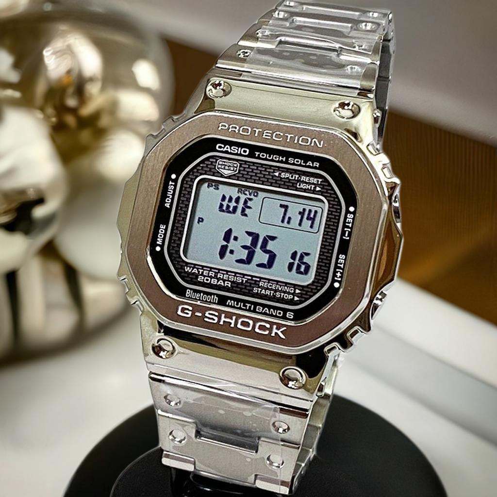 楽天市場】g-shock gmw-b5000d-1jf フルメタル シルバーの通販