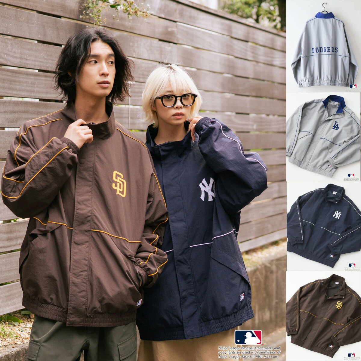 Majestic ニューヨーク・ヤンキース スタジャン L ネイビー Majestic