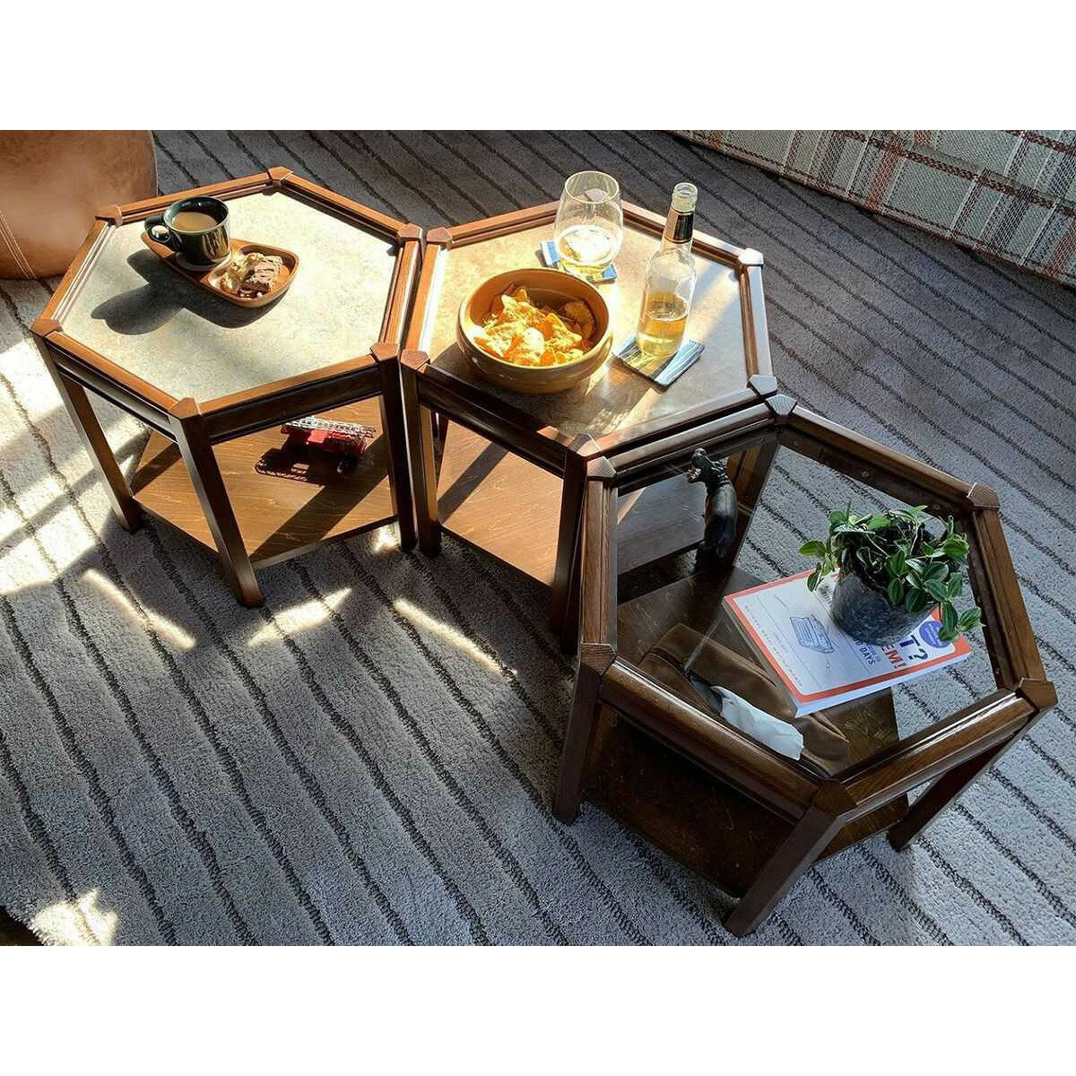 BROOKS HEXAGONTABLE クリア ブルックス ヘキサゴンテーブル 家具