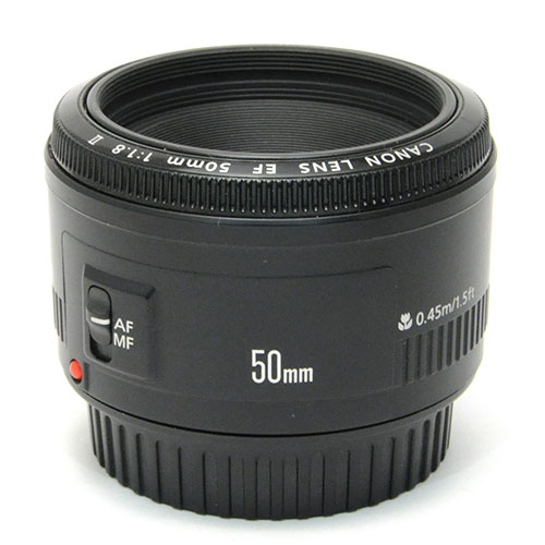 Canon EF 50mm f/1.8 STM レンズ 中古美品 レンズカバー付 Canon EF