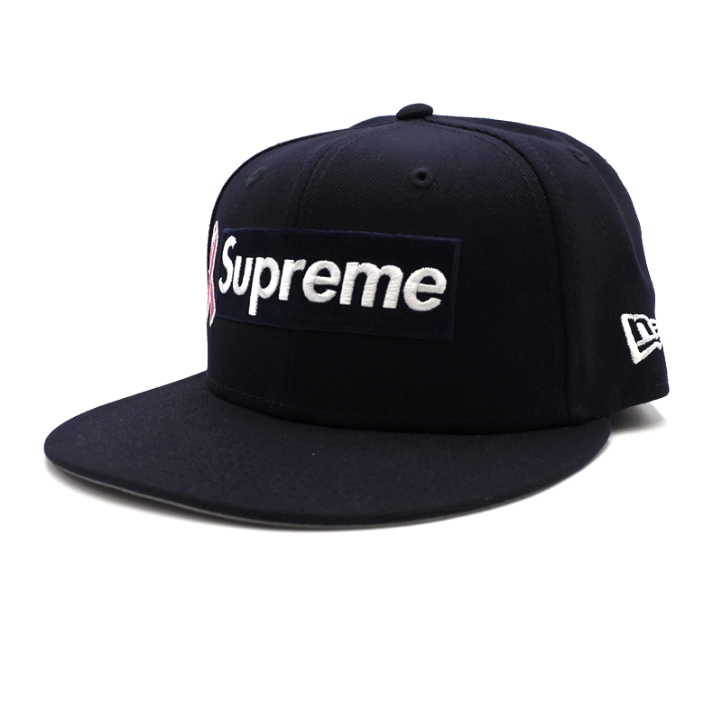 楽天市場】supreme キャップ ネイビーの通販