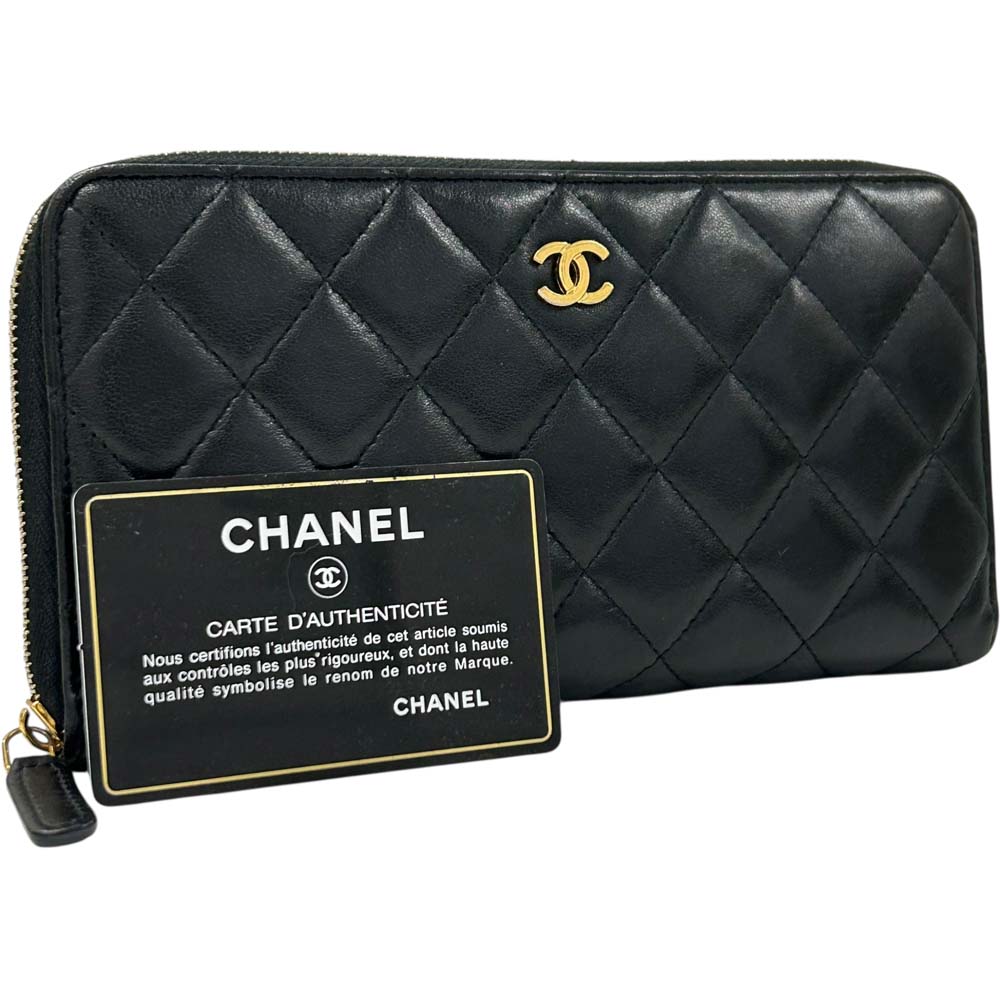 楽天市場】シャネル 長財布 ラウンドファスナーの通販