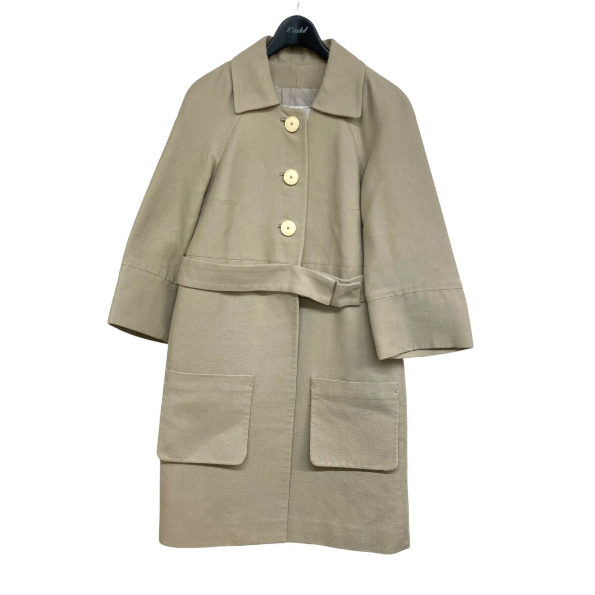 chloe クロエ CHLOE ベージュ コート ベルト付き 34 ショート丈