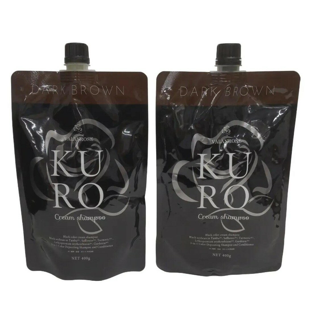 楽天市場】バランローズ kuroクリームシャンプー ナチュラルブラウンの通販