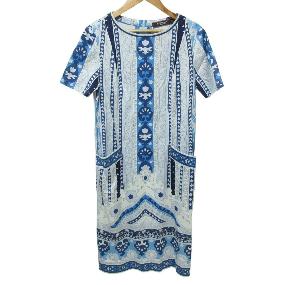 楽天市場】レオナール ワンピース サイズ42 l レディース 美品 leonard