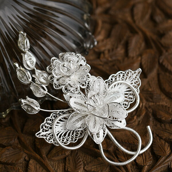 楽天市場】平戸細工（ブローチ｜レディースジュエリー・アクセサリー