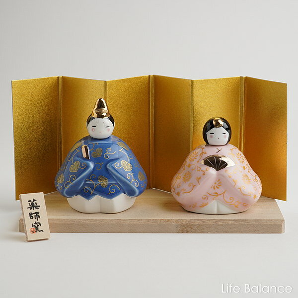 楽天市場】源右衛門 陶額染錦雛人形の通販