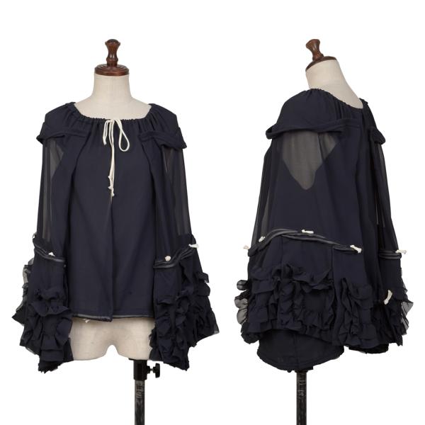 楽天市場】フリル ブラウス（ブランドコムデギャルソン）の通販