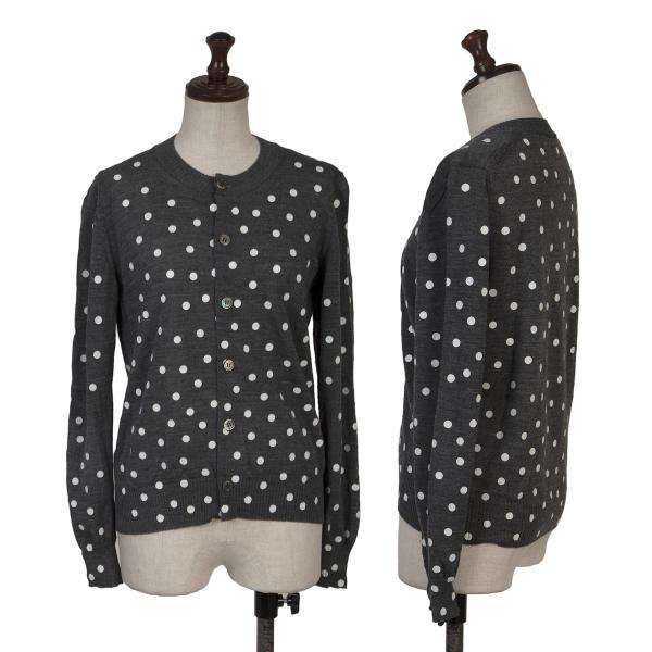 楽天市場】コムデギャルソン カーディガン（柄ドット・水玉）の通販