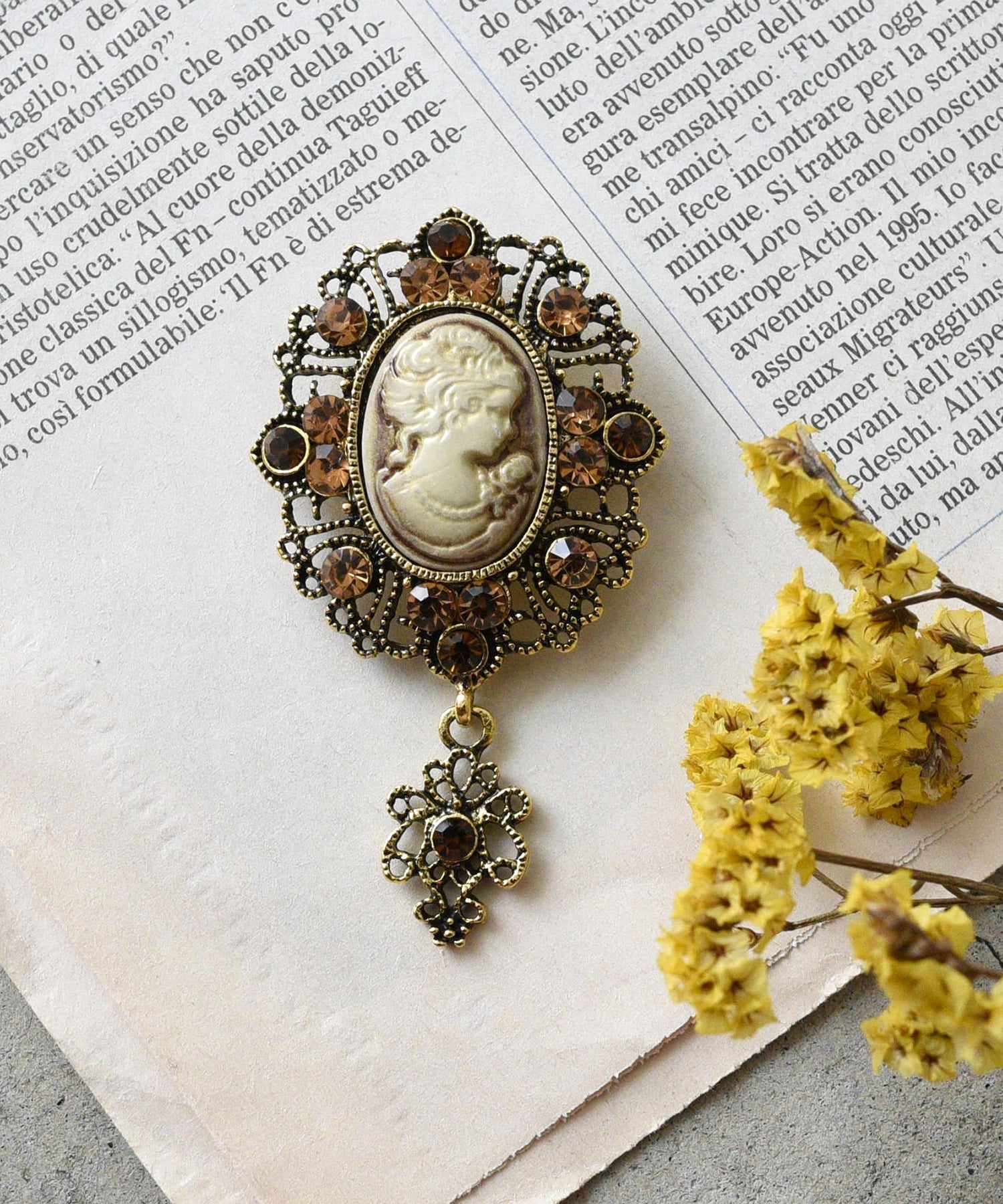 楽天市場】カメオ（ブローチ｜レディースジュエリー・アクセサリー