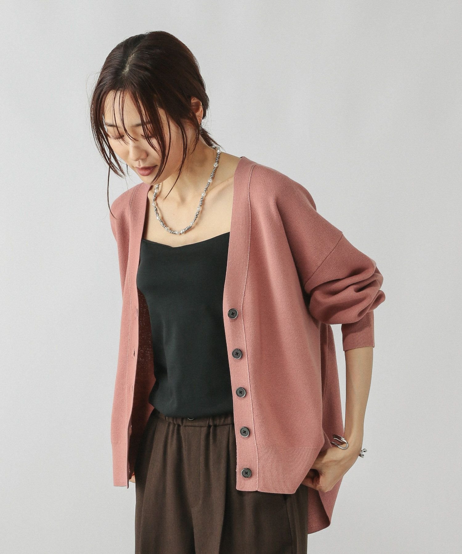 楽天市場】グレー（カーディガン・ボレロ｜トップス）：レディース