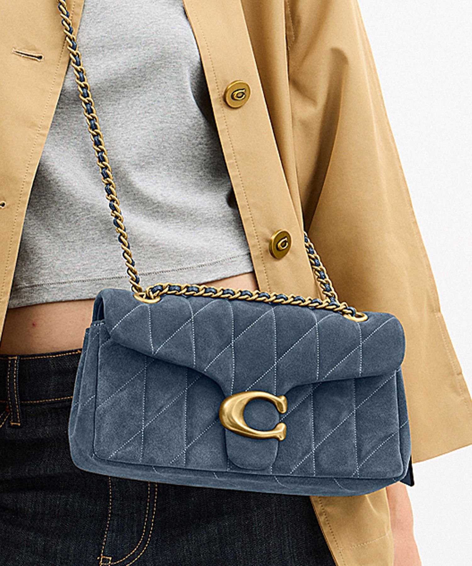 楽天市場】スエード ブルー（ブランドコーチ）（バッグ・小物