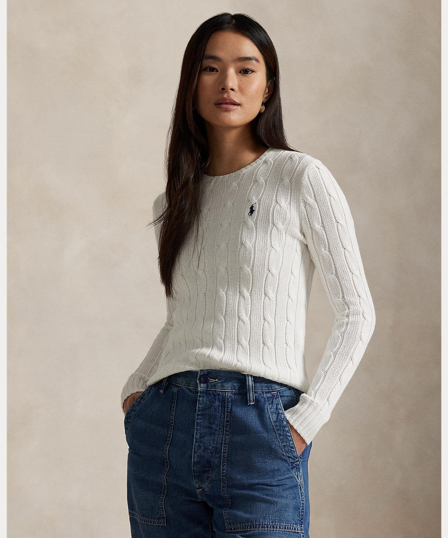 楽天市場】ラルフローレン セーター レディース（カラーホワイト）の通販