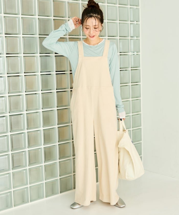 楽天市場】コーデュロイ オーバーオール（レディースファッション）の通販