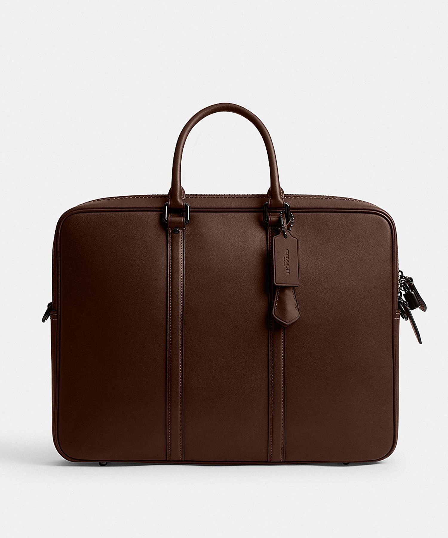 COACH ✨️ オールレザー ビジネスバッグ 2way 3層 ブラウン コーチ 革