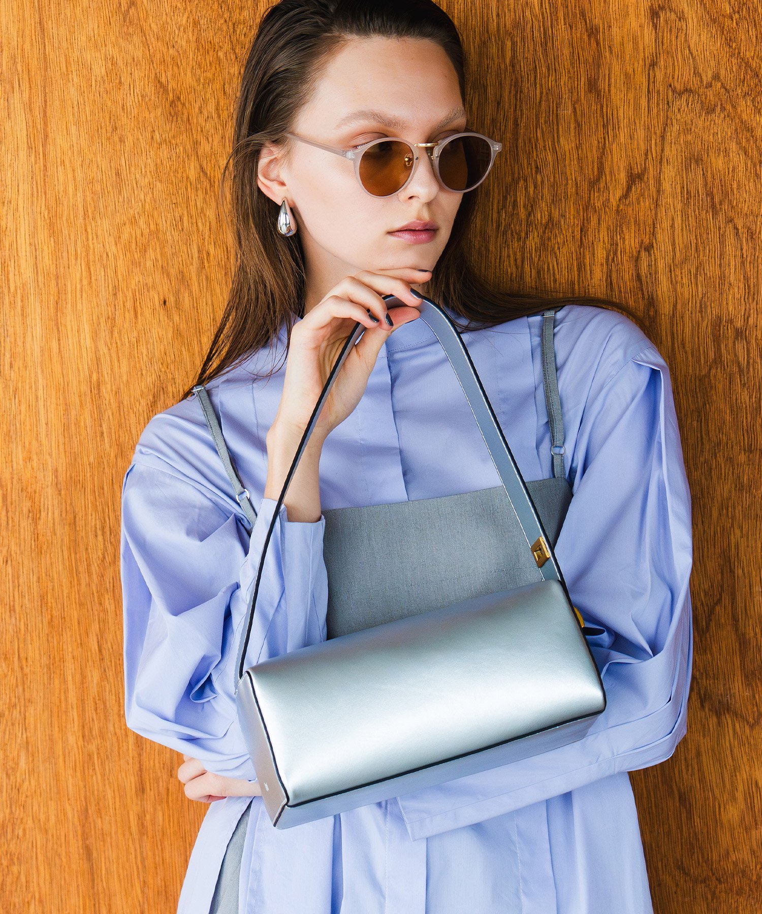 楽天市場】スクエア（カラーシルバー）（バッグ・小物・ブランド雑貨