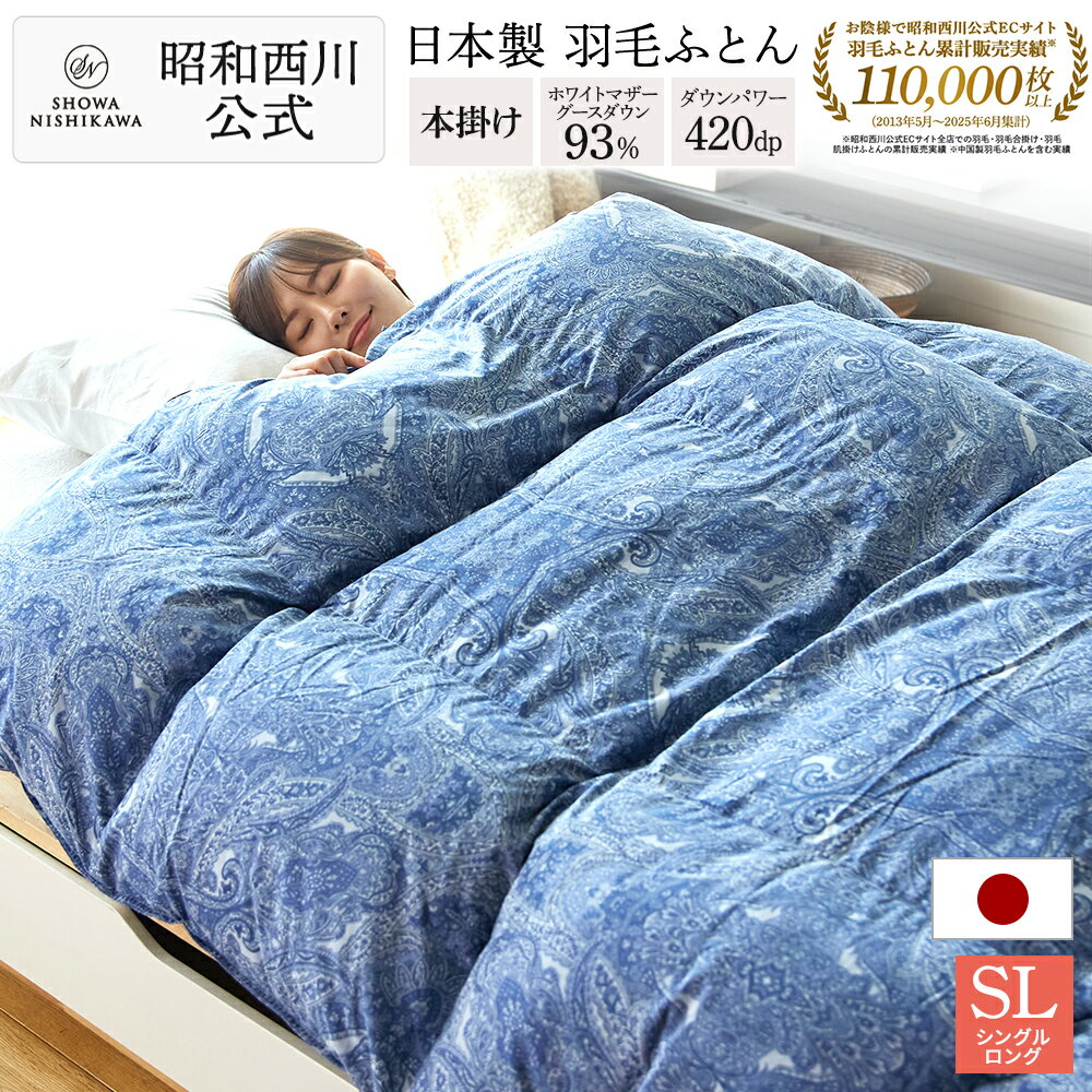 楽天市場】羽毛布団 西川 150×210の通販