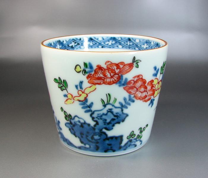 856『麦わら 四方猪口』 /骨董品 古美術 アンティーク 古玩 856