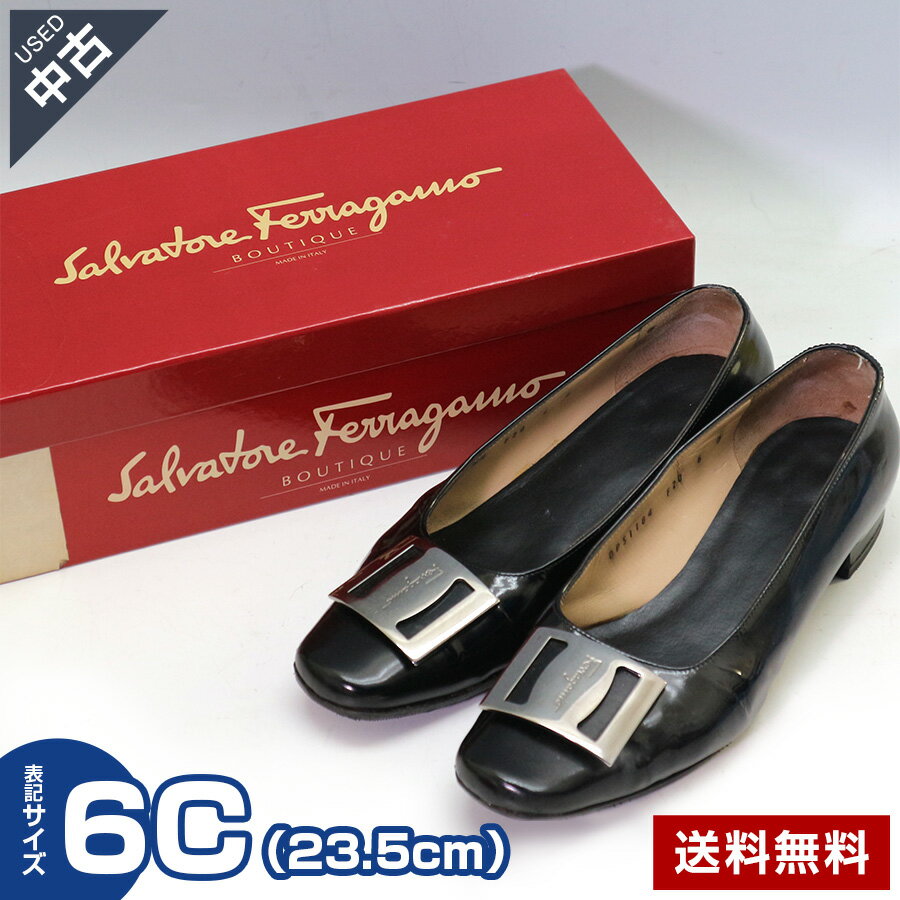 楽天市場】フェラガモ 23．5 中古の通販
