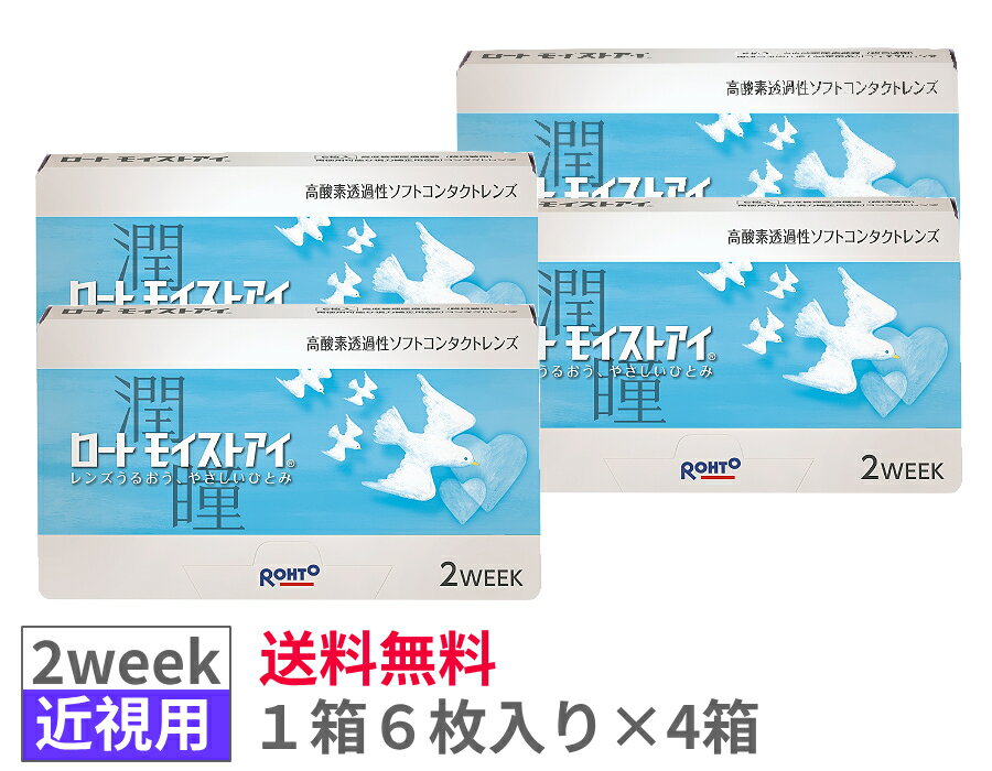 楽天市場】ロートモイストアイ 2week 4箱の通販