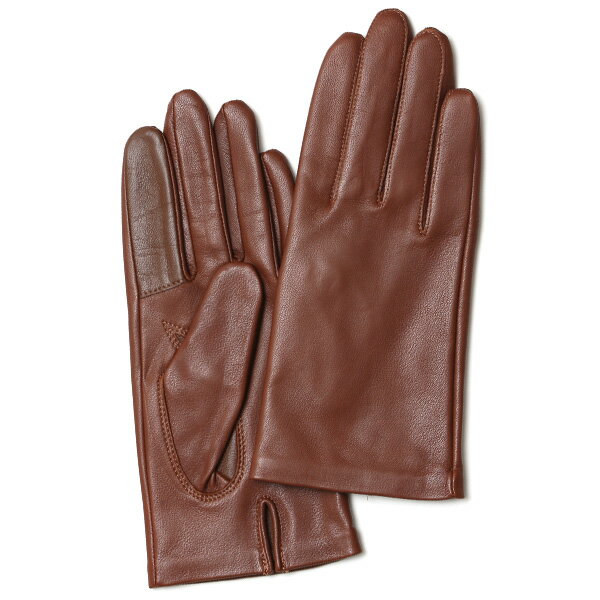 ☆未使用☆Sermoneta gloves ブラウン 本革カシミヤ手袋 2026年最新